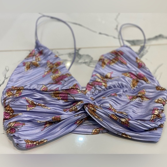 URBAN OUTFITTERS gorgeous satiny cropped/bustier Size XS - Picture 6 of 10